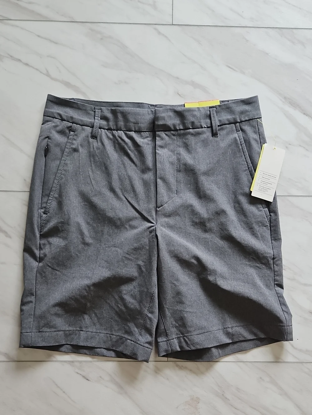 Gray Casual Men's Golf Shorts